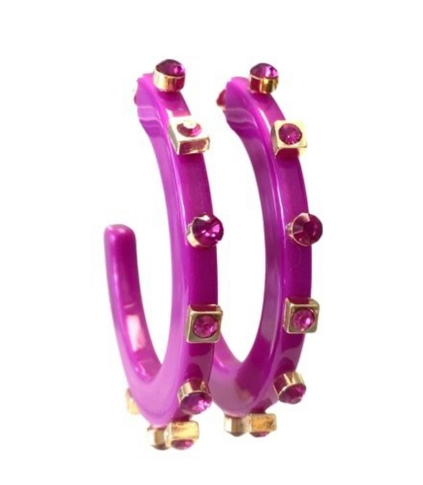FINAL SALE City Girl Jewel Hoop