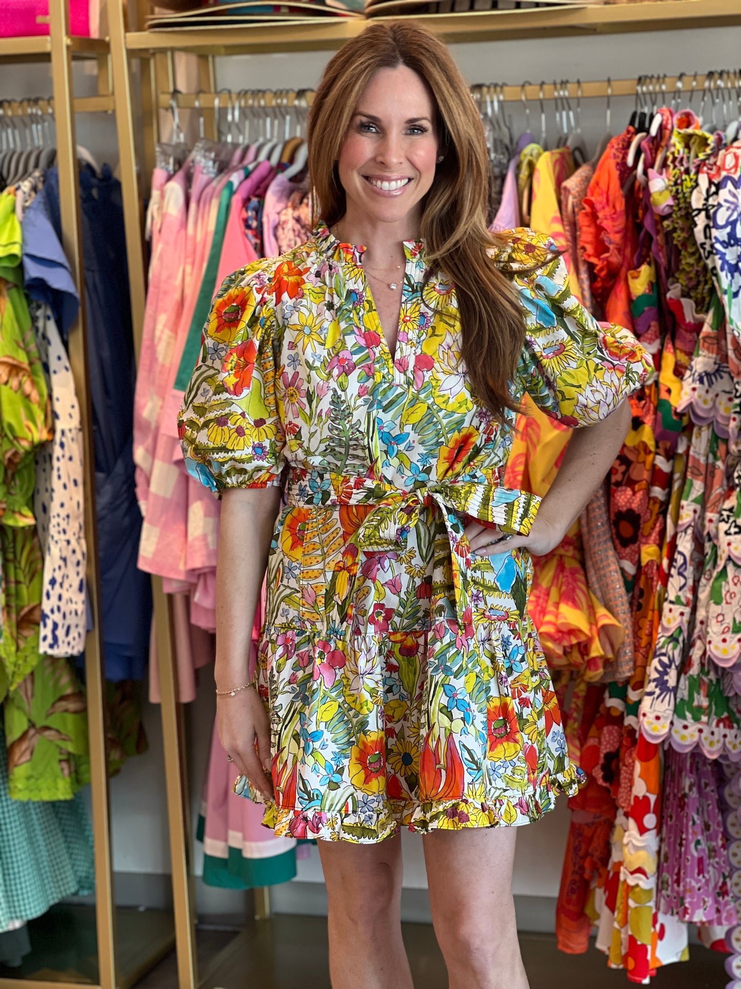 Clara Dress in Botanic