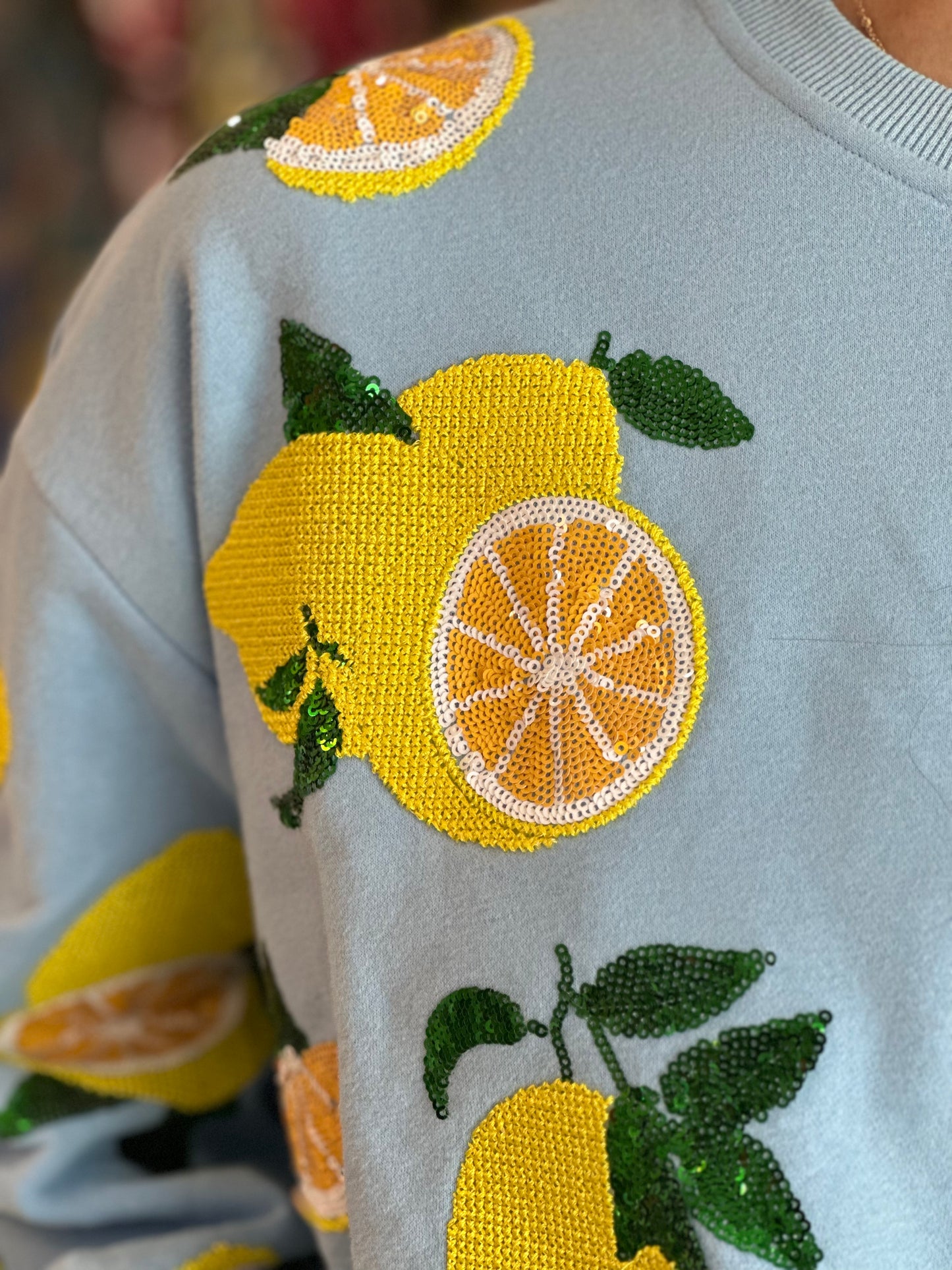 Blue Lemon Sweatshirt