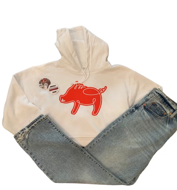 White Pig Hoodie