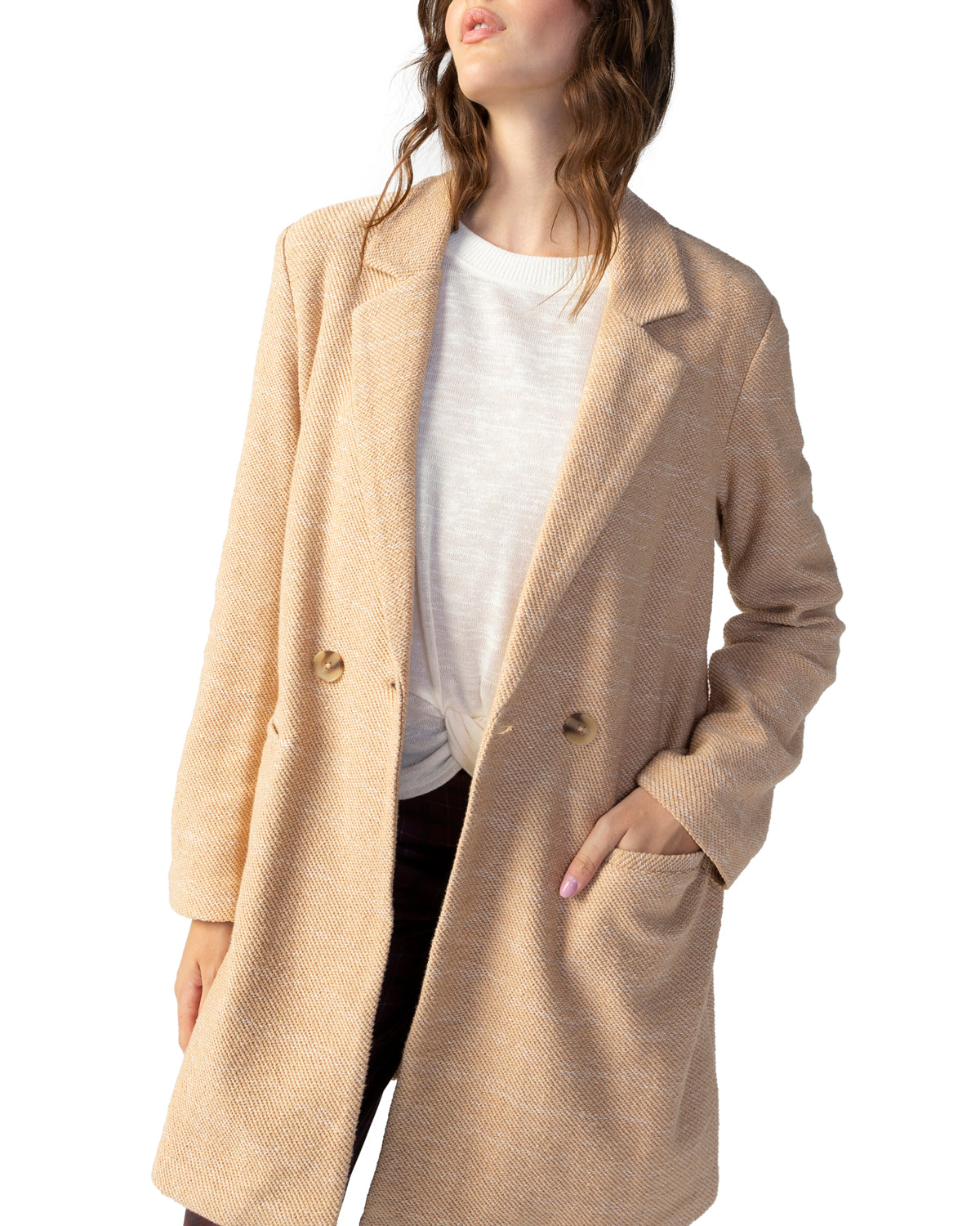 Carleton Coat in Taupe