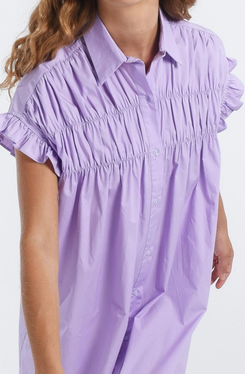 Lilac Mini Dress