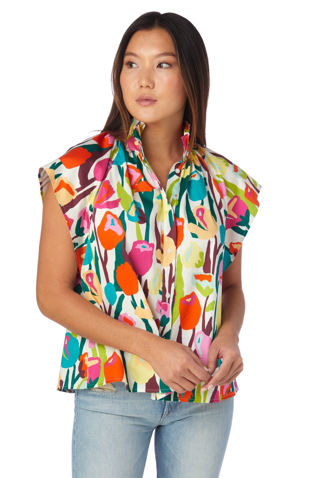 Billie Blouse in Tulip