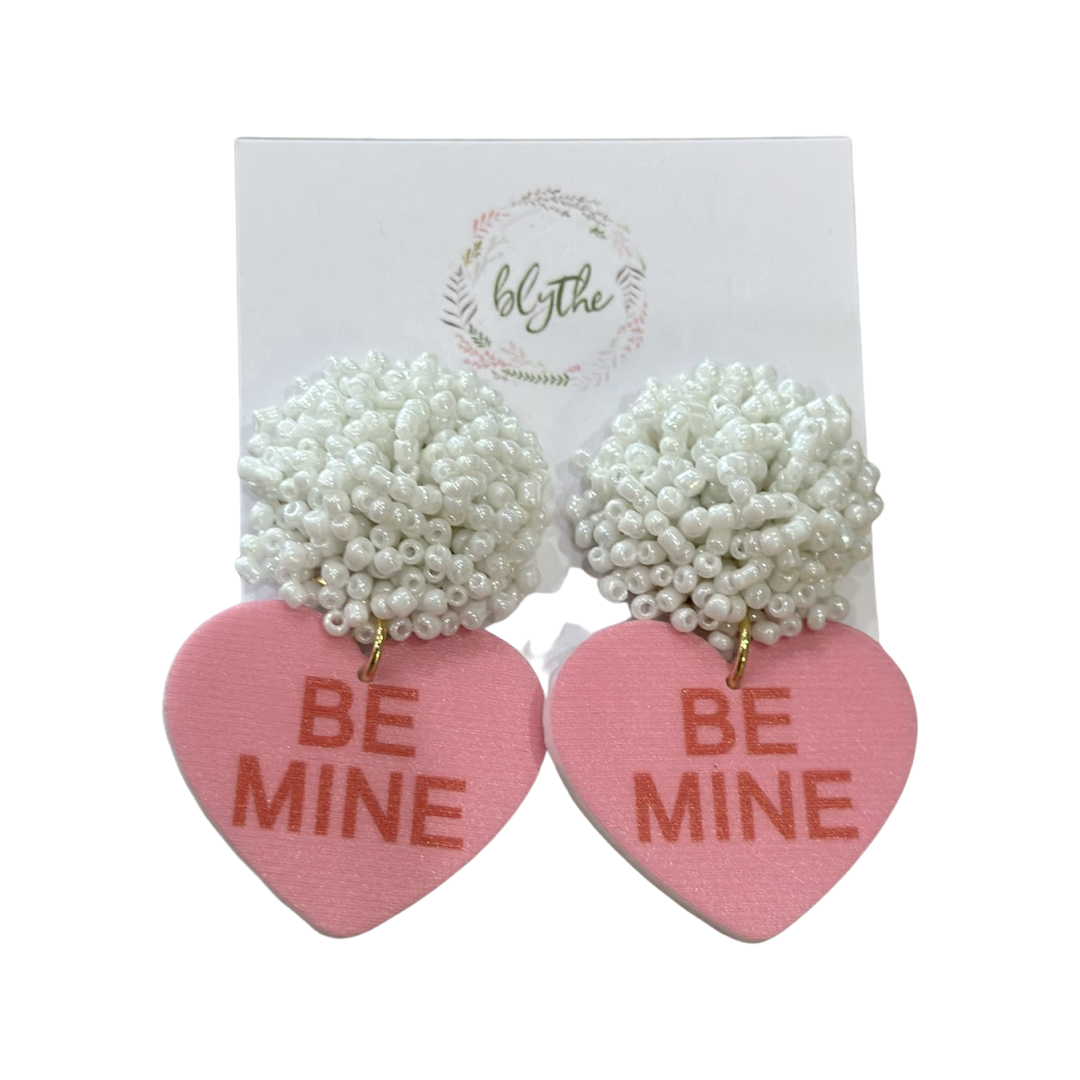 Small Be Mine Heart Earring