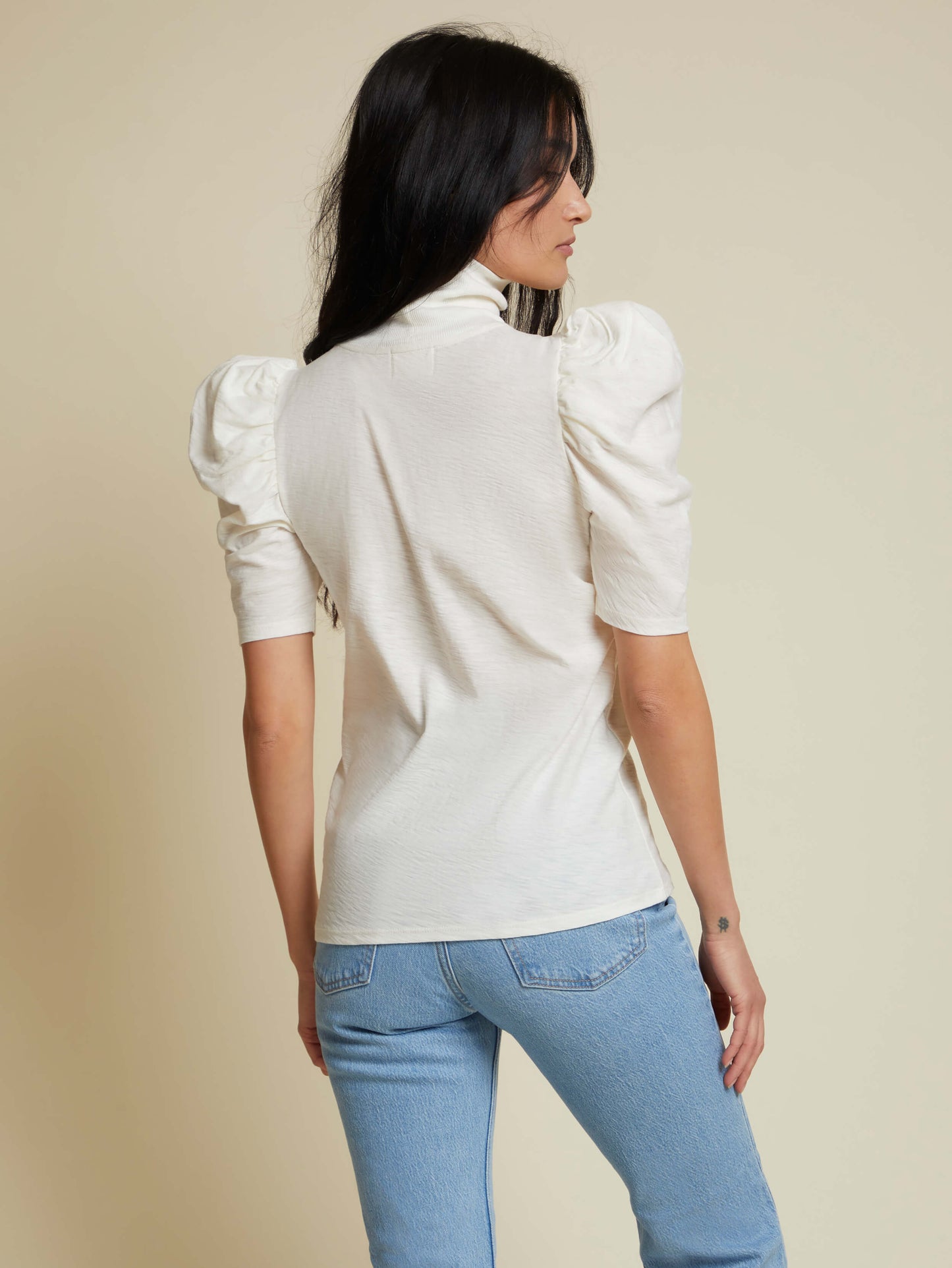 Dawn Turtleneck in Off White