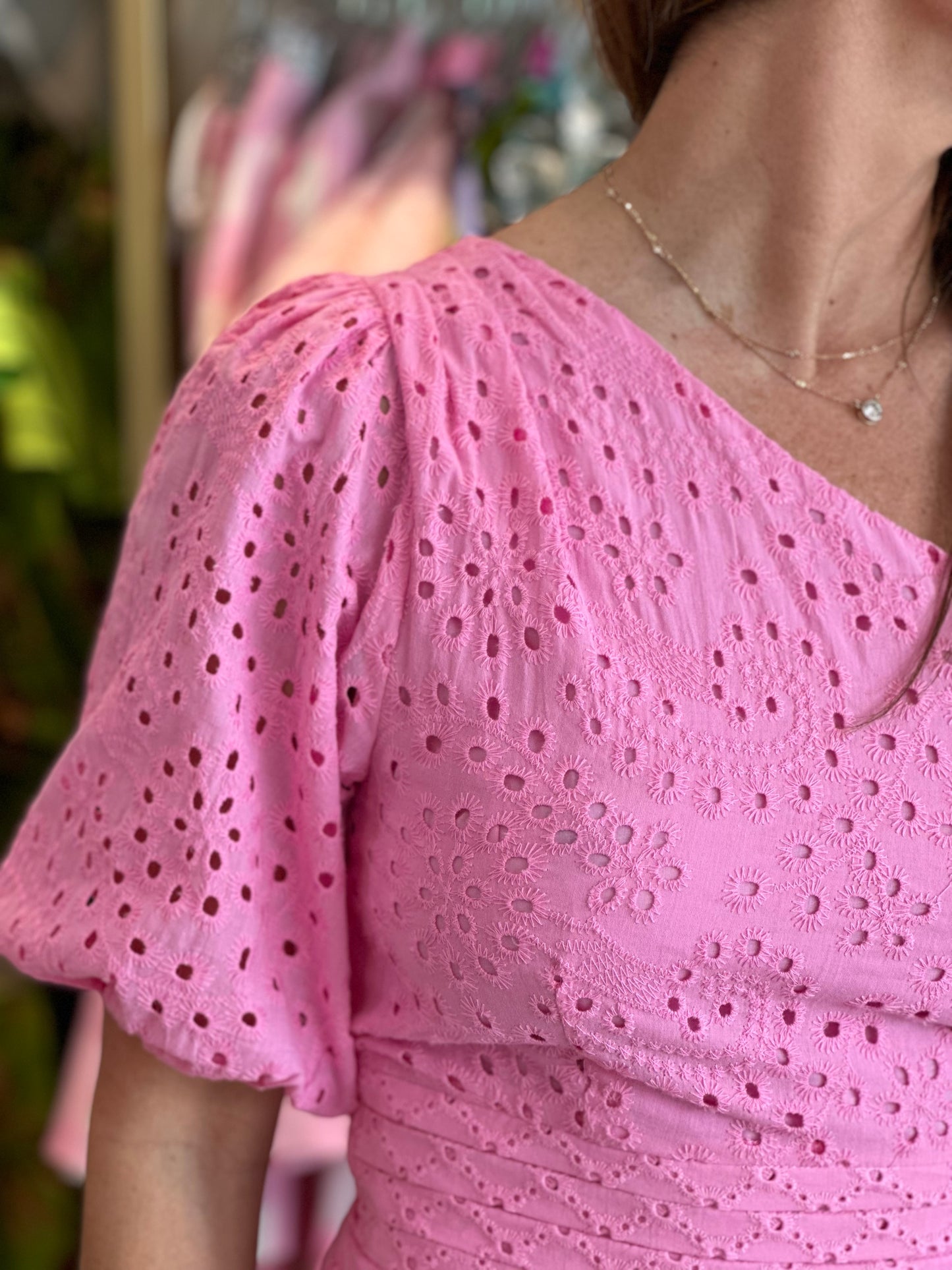 Nikki Mini Dress in Bubblegum