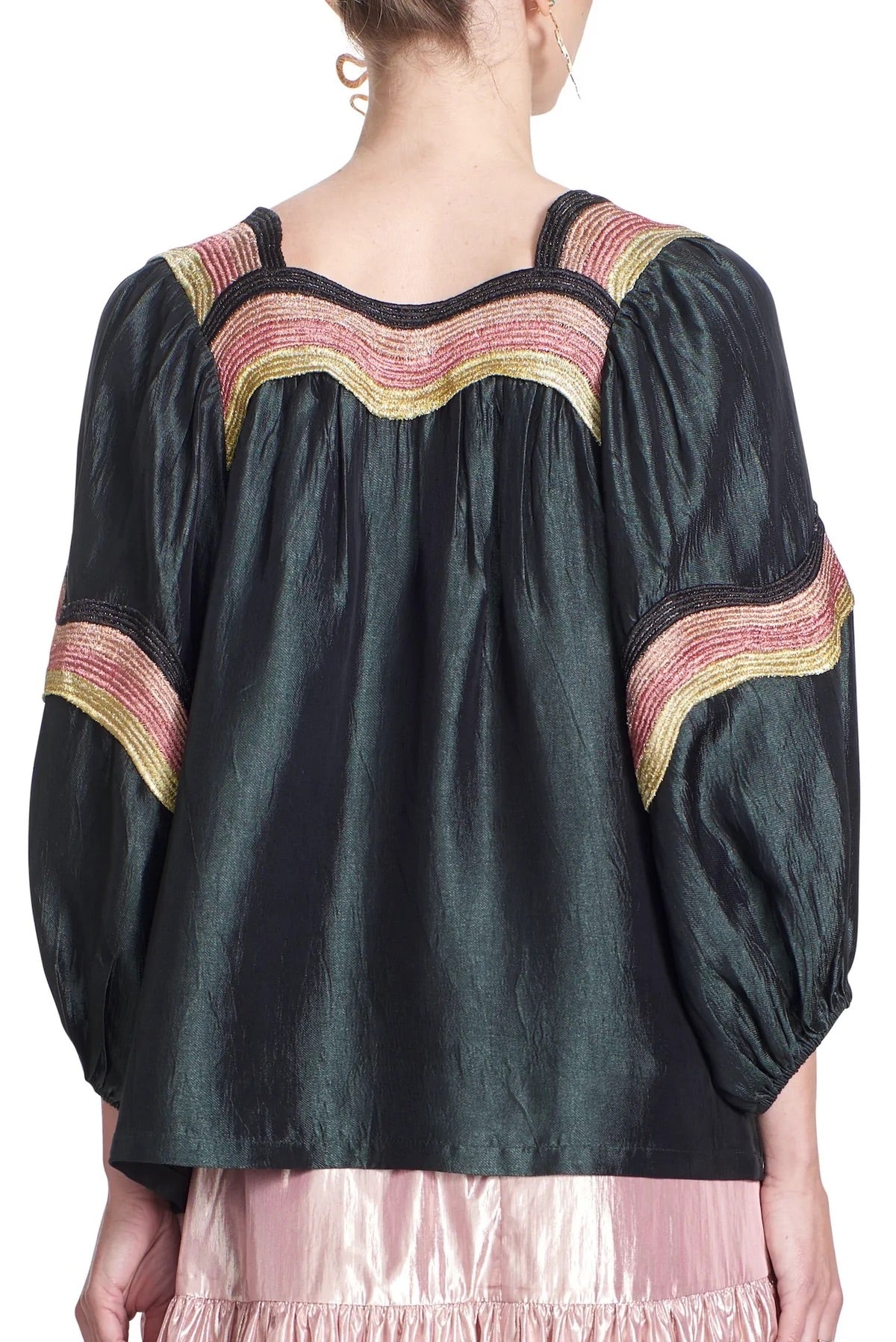 Patti Top in Deep Green