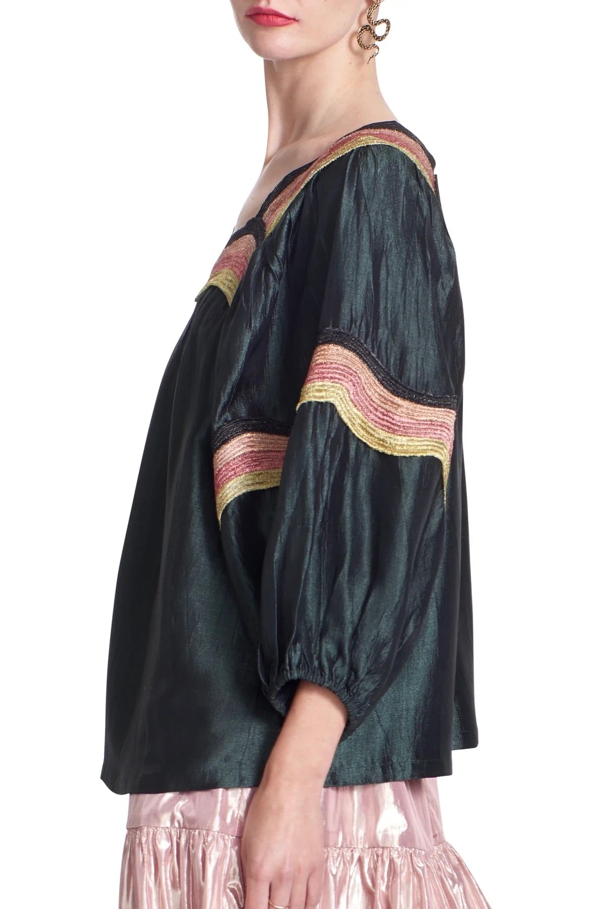 Patti Top in Deep Green