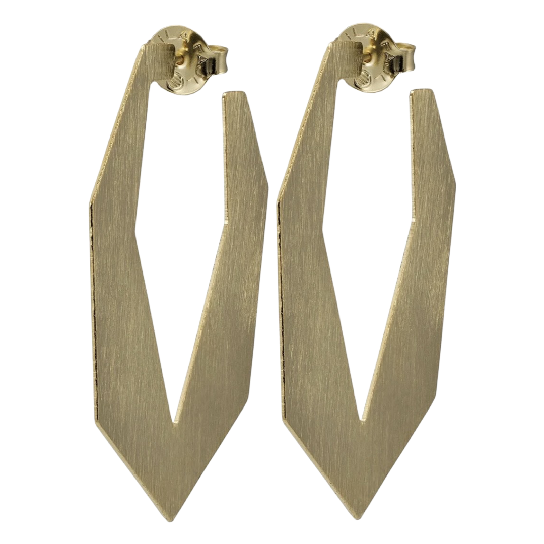 FINAL SALE Small Gold Atiq Earrings