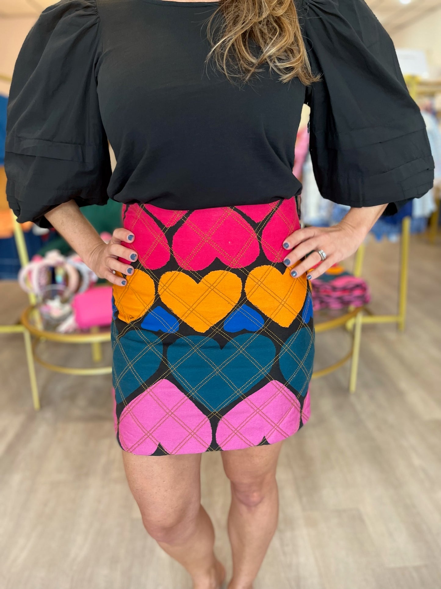 Full of Hearts Mini Skirt