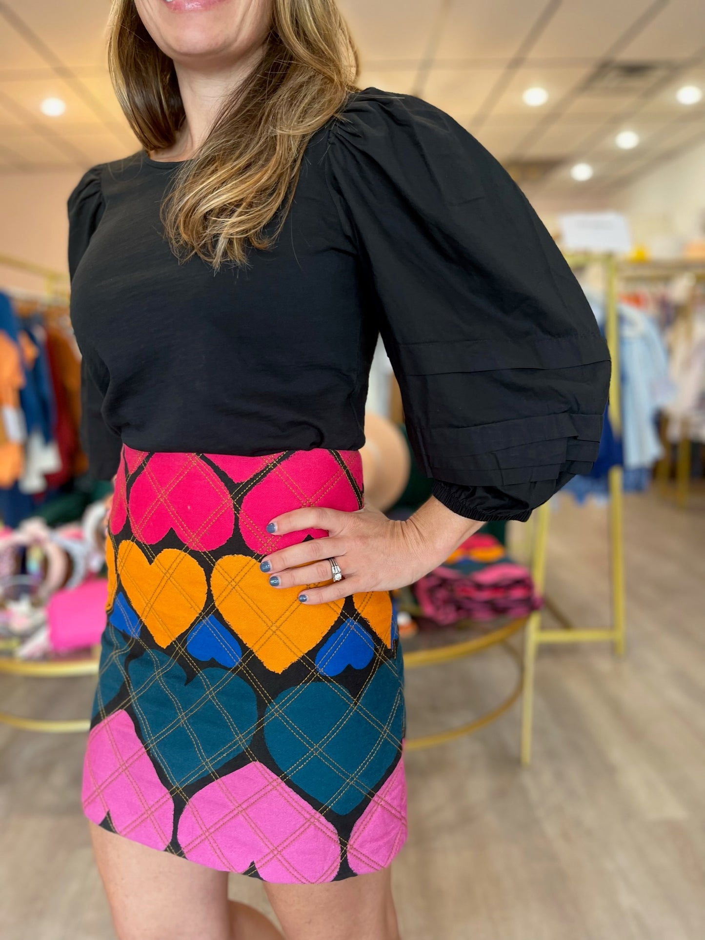 Full of Hearts Mini Skirt