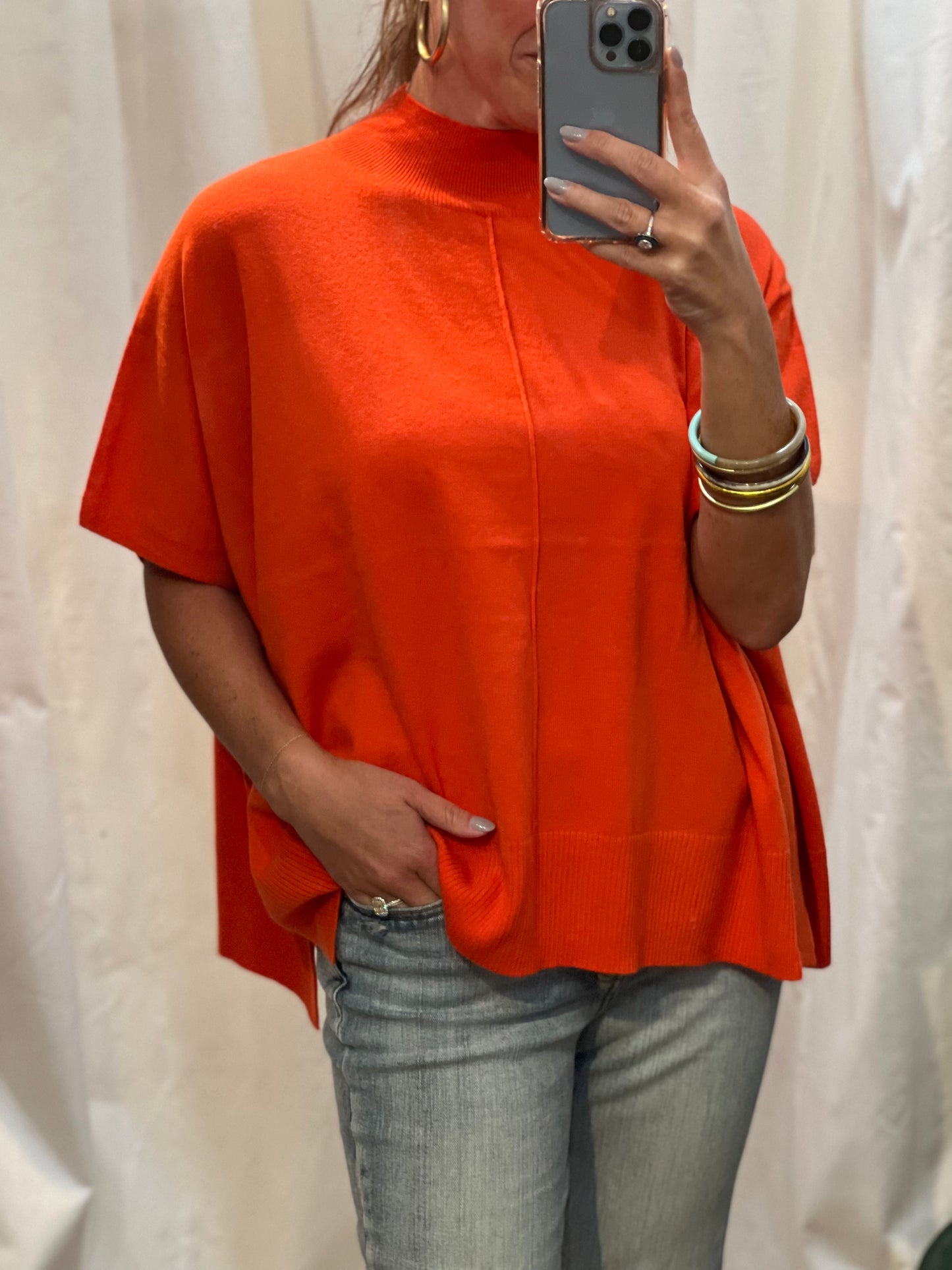 Caroline Sweater in Orange