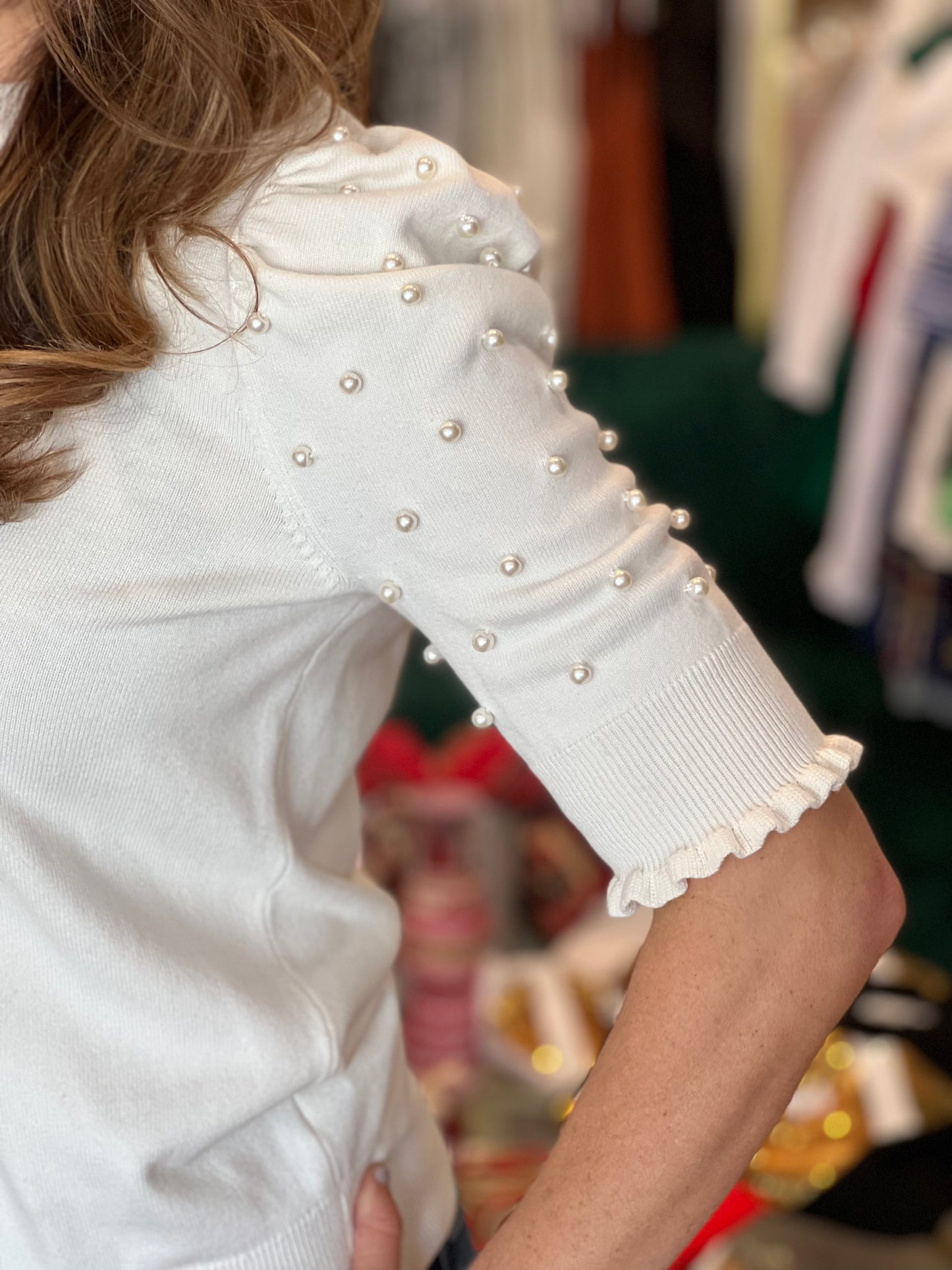 Chelsea Sweater in White