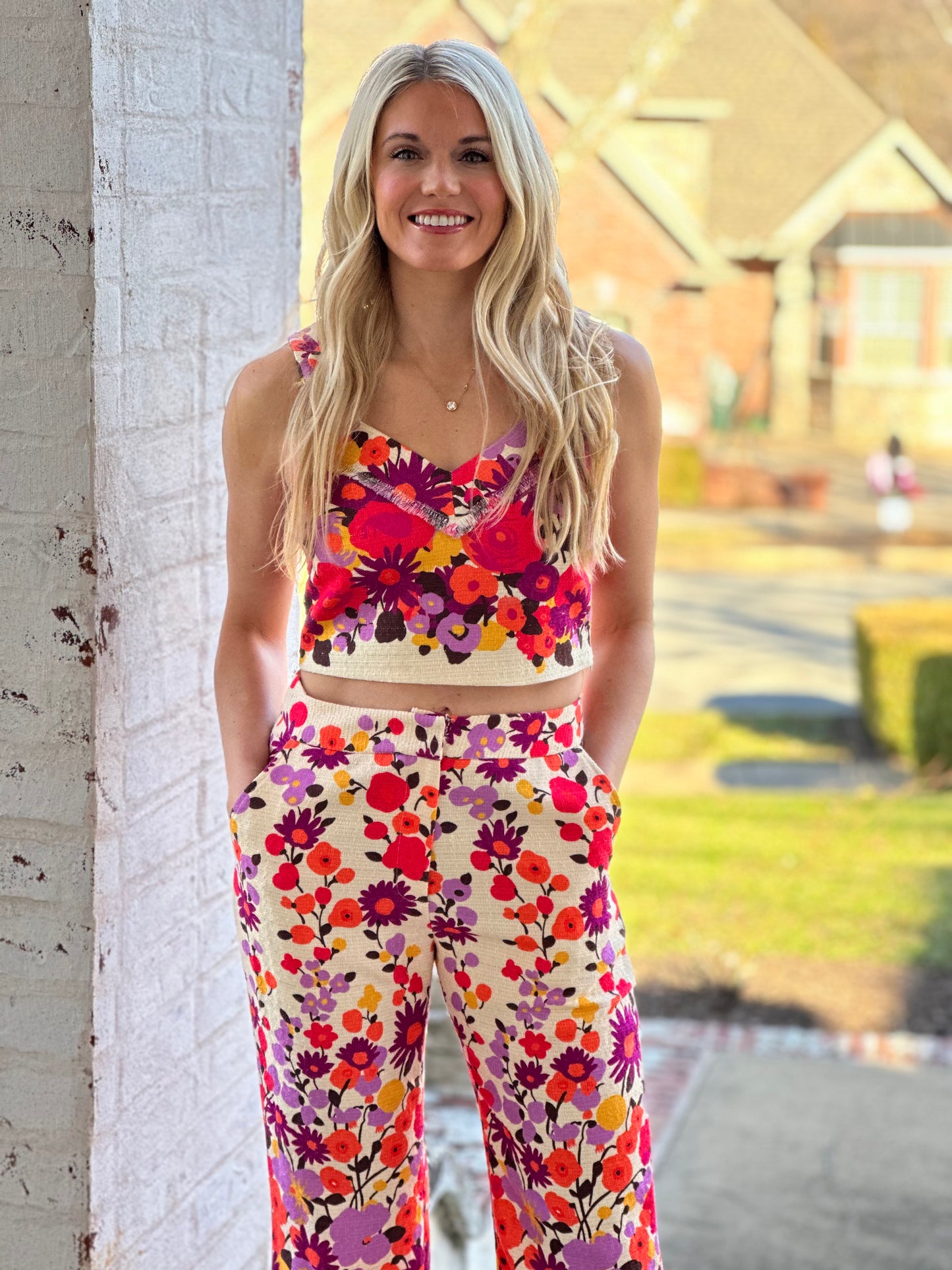 Kasey Pant in Vintage Flowers