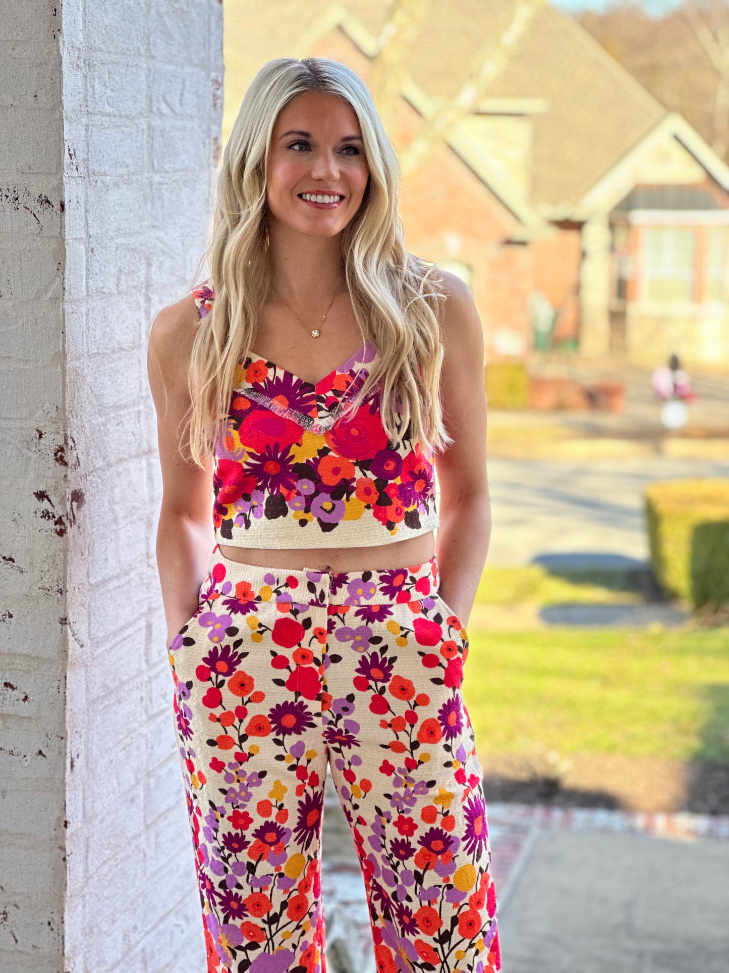 Kasey Pant in Vintage Flowers