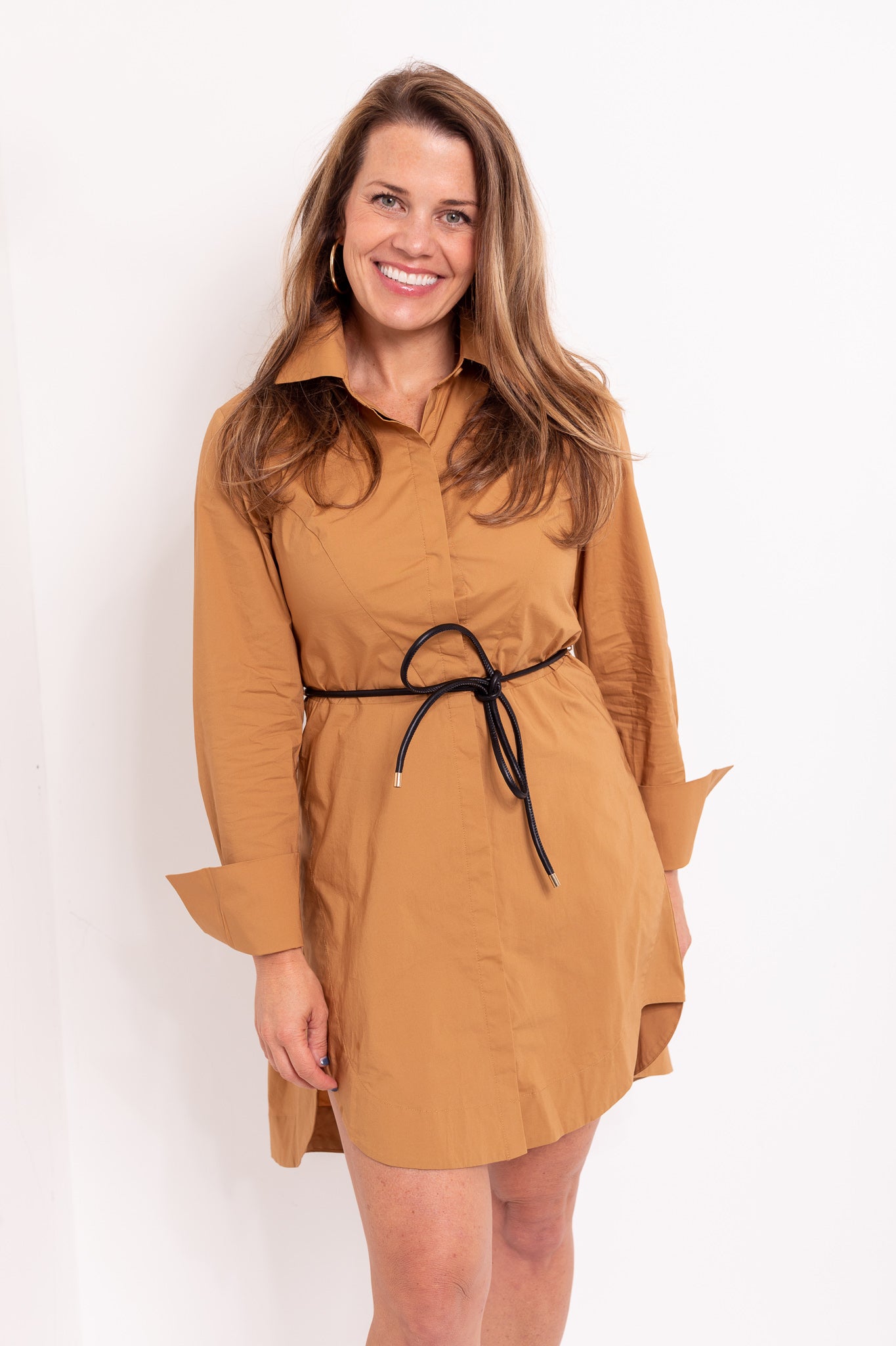 Gio Mini Dress in Camel