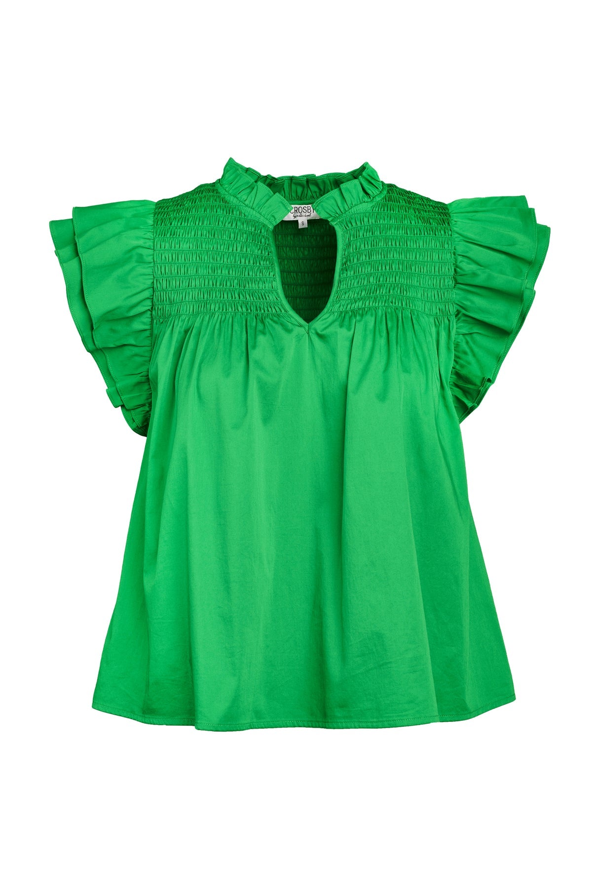 Layla Top in Bright Fern