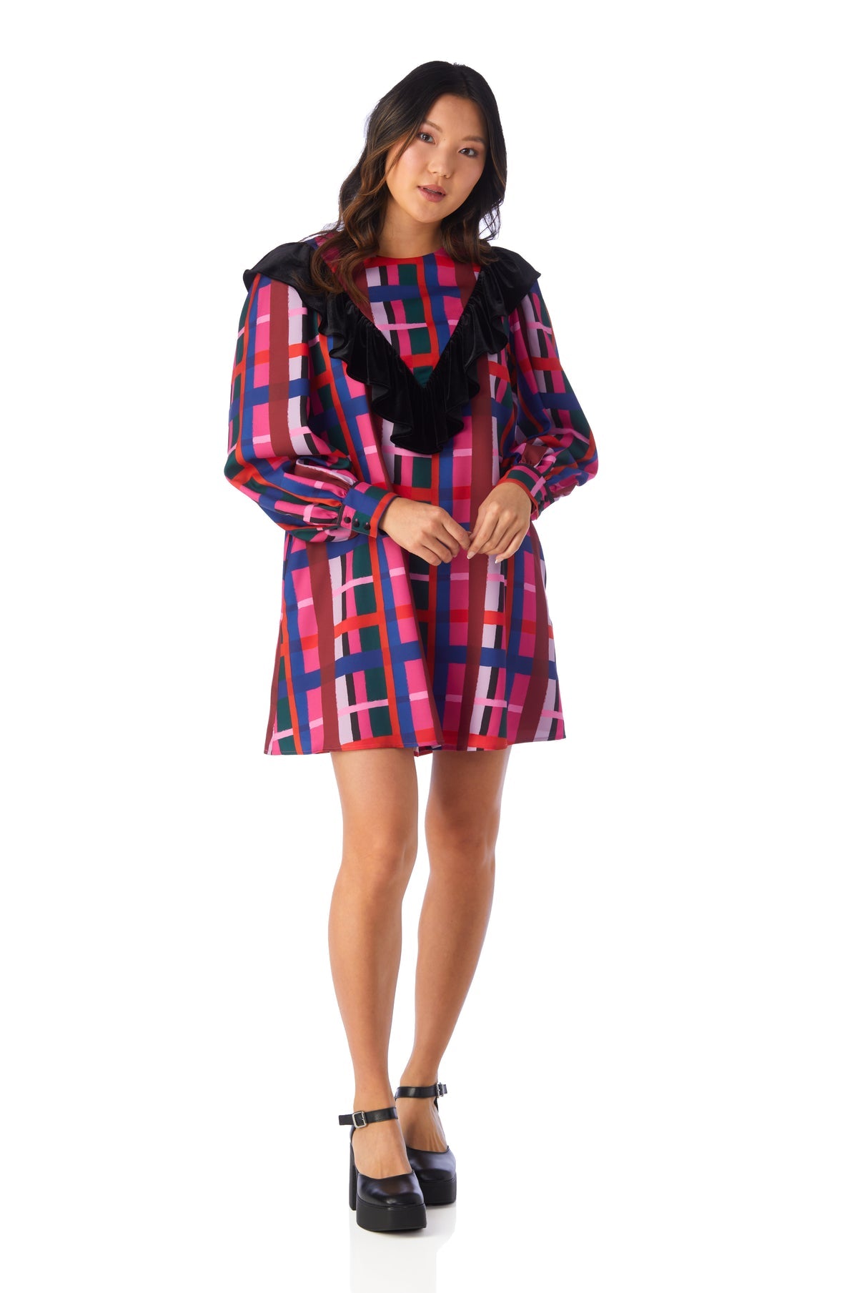 Miles Dress in Plaid Please