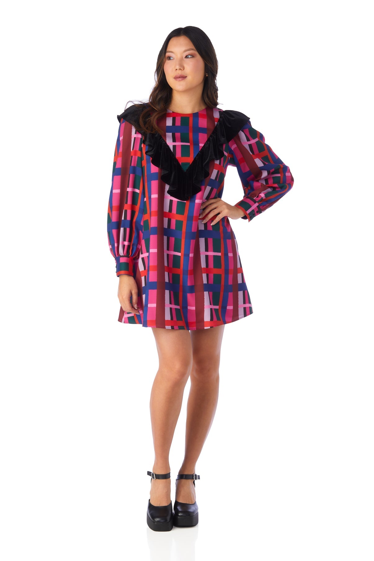 Miles Dress in Plaid Please