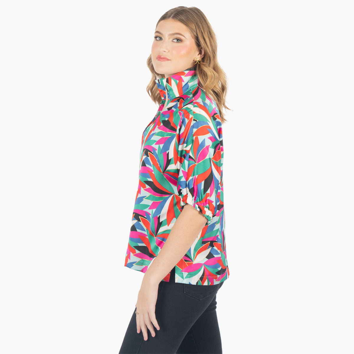 Poppy Top in Poinsettia Party