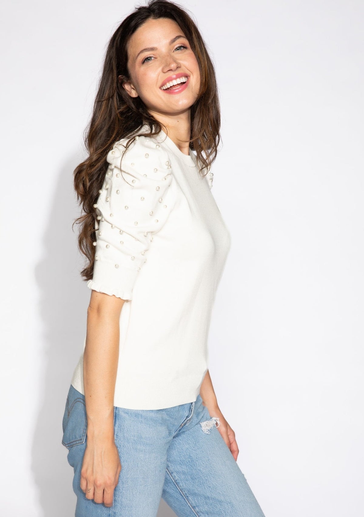 Chelsea Sweater in White