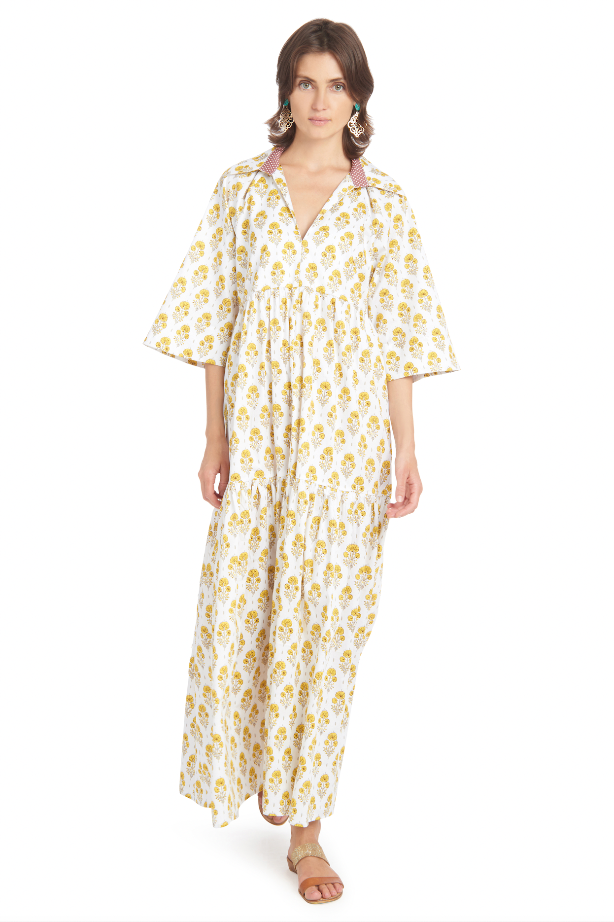 Marni Dress in Canary Florette