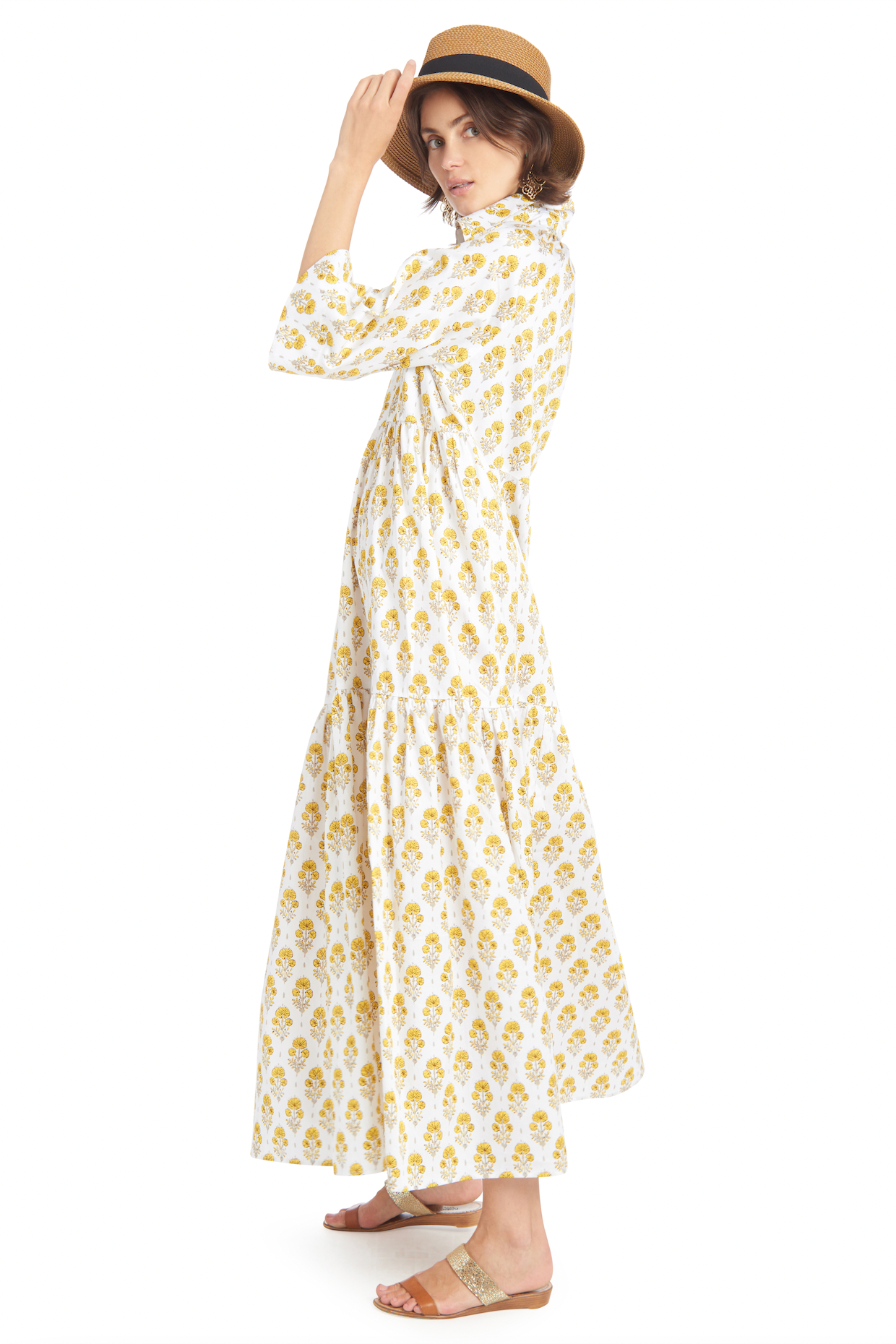 Marni Dress in Canary Florette
