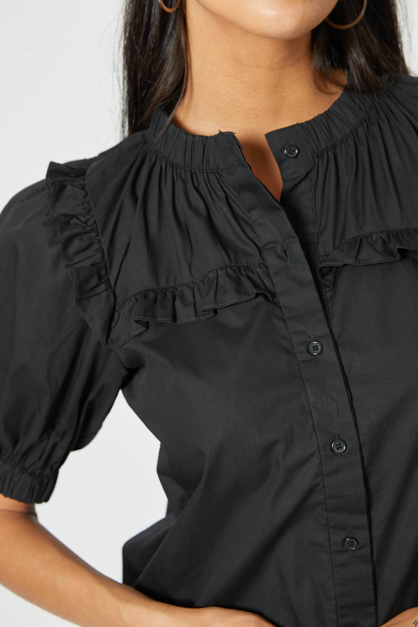 The Courtney Shirt in Black