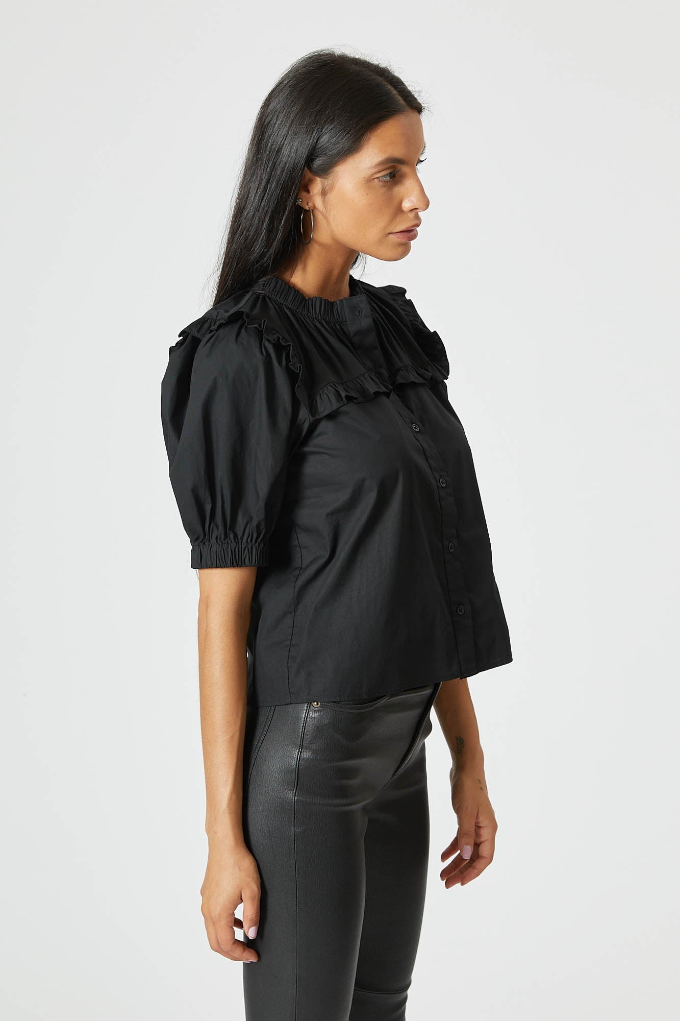 The Courtney Shirt in Black