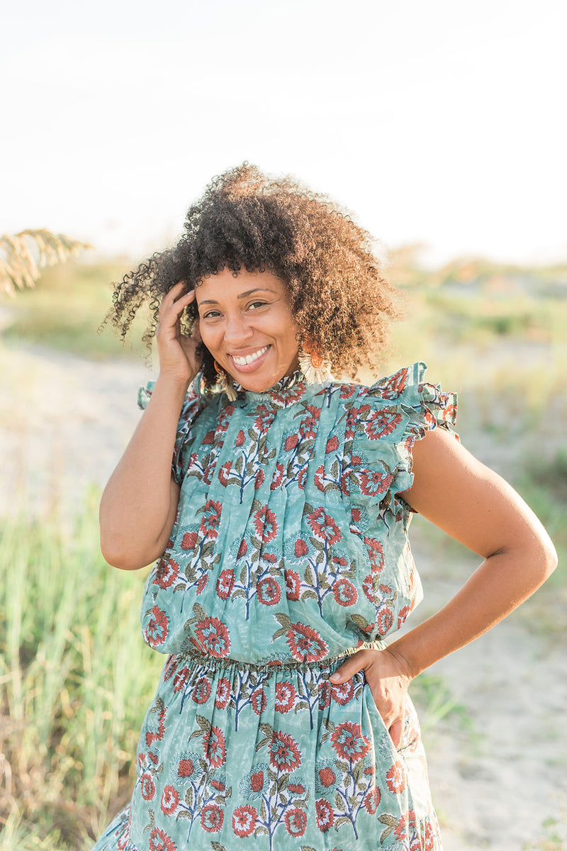 Jasmine Top in Burnt Sienna