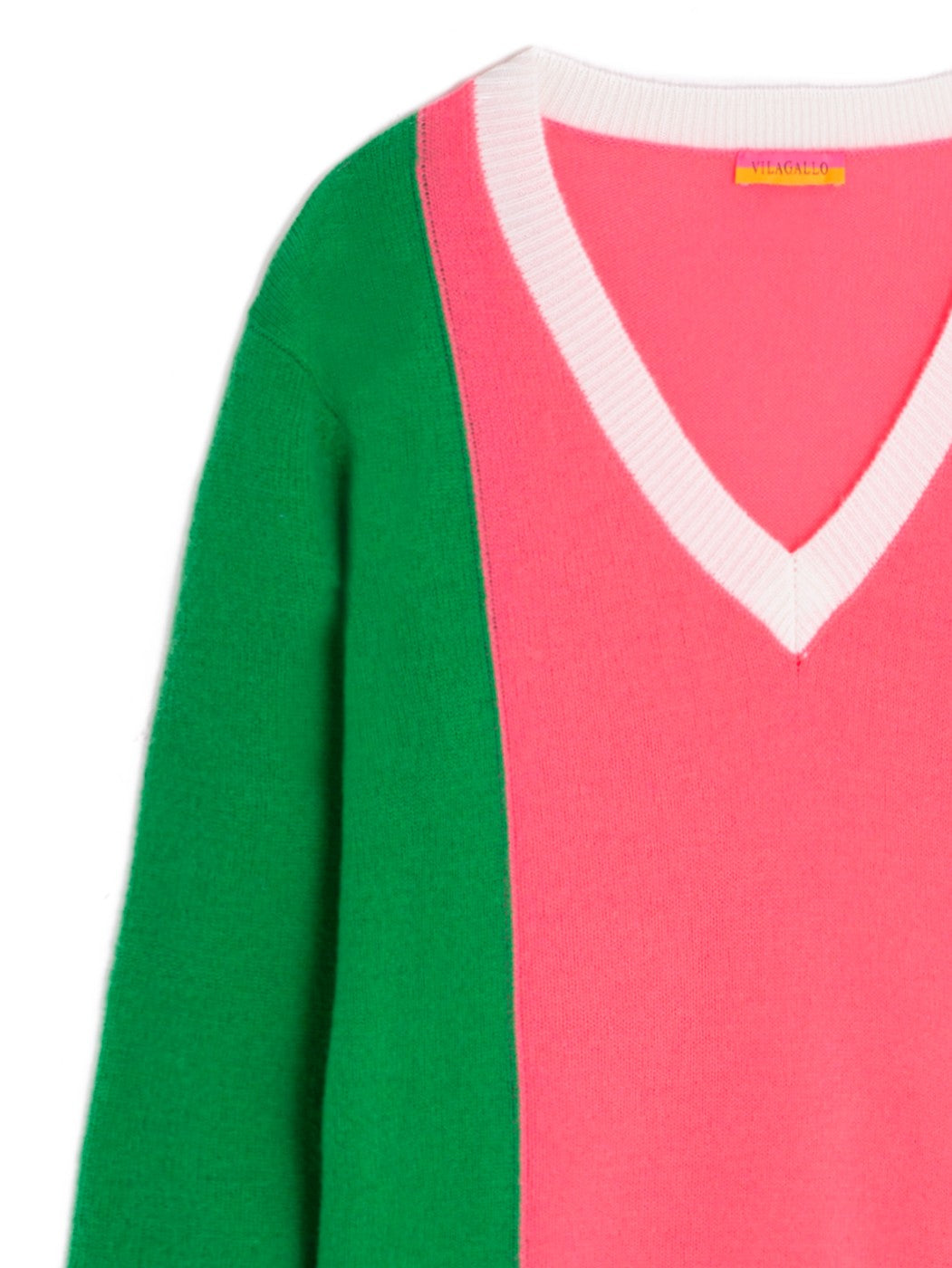Amy Sweater in Pink/Kelly