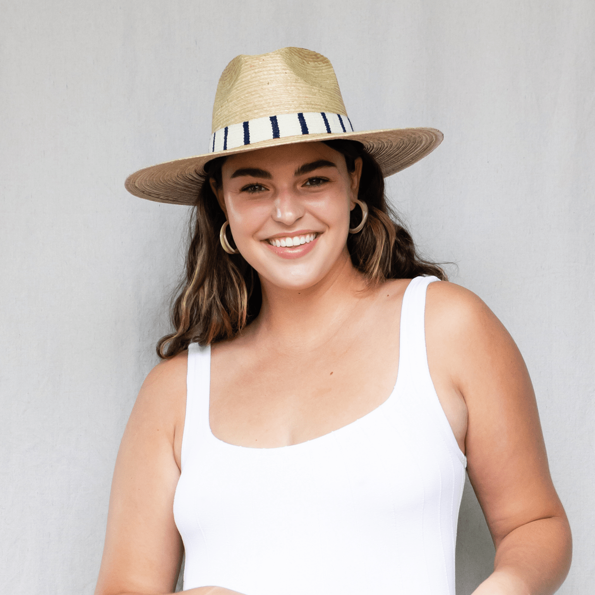 FINAL SALE Brenda Palm Hat