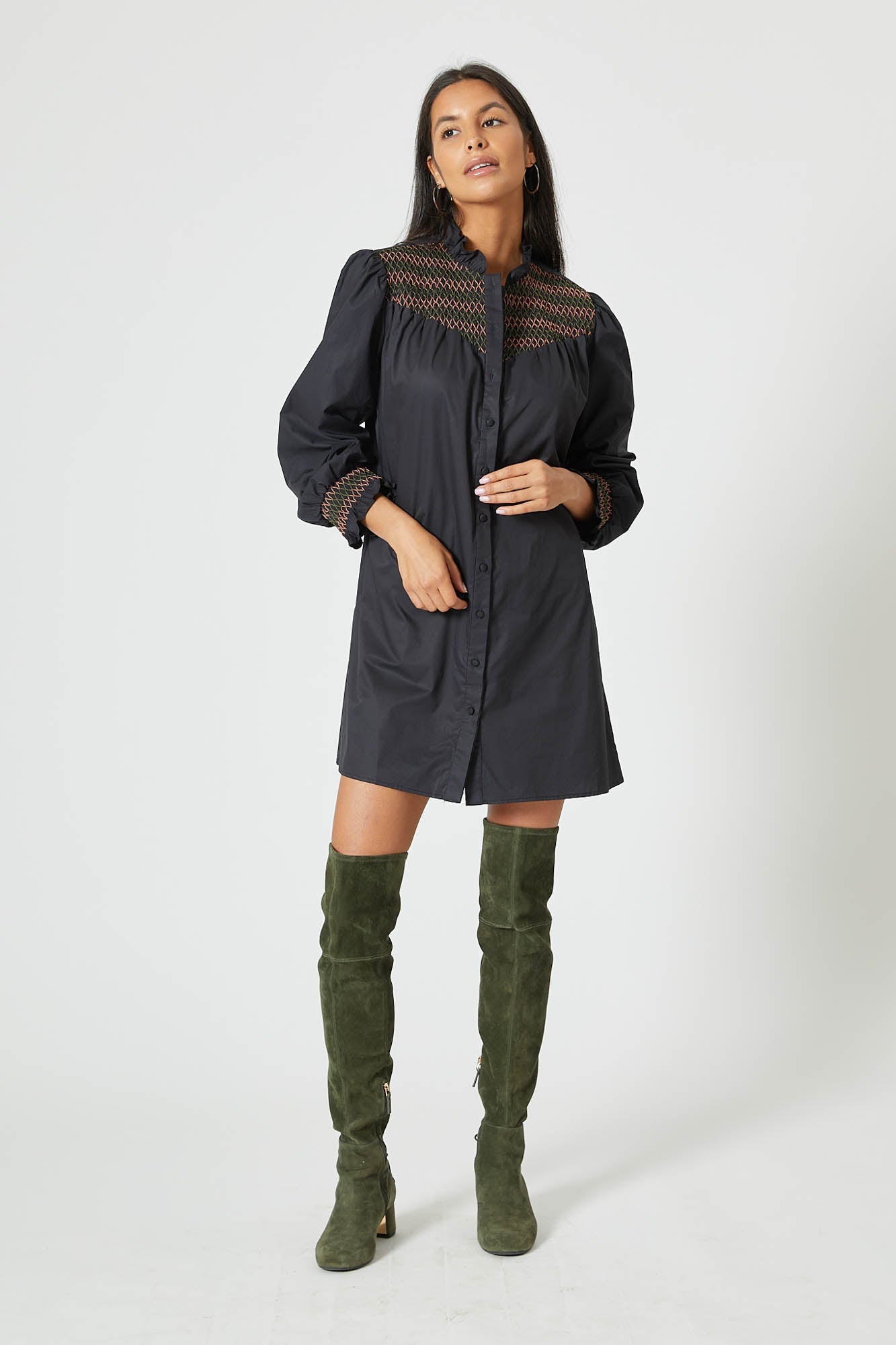 The Nicole Dress in Black