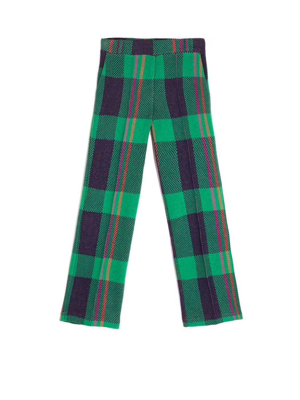 Ro Pant in Navy/Green Check