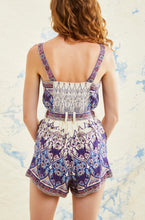 Load image into Gallery viewer, Delilah Border Print Romper
