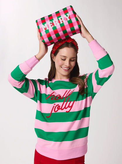 Merry Checkered Pouch