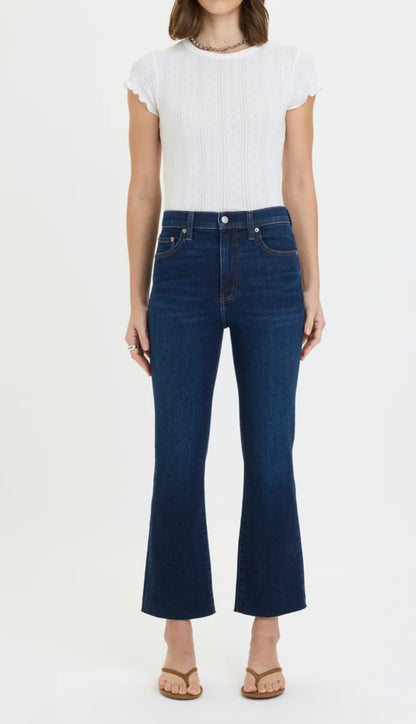 Serene Shy Girl High Rise Crop Flare