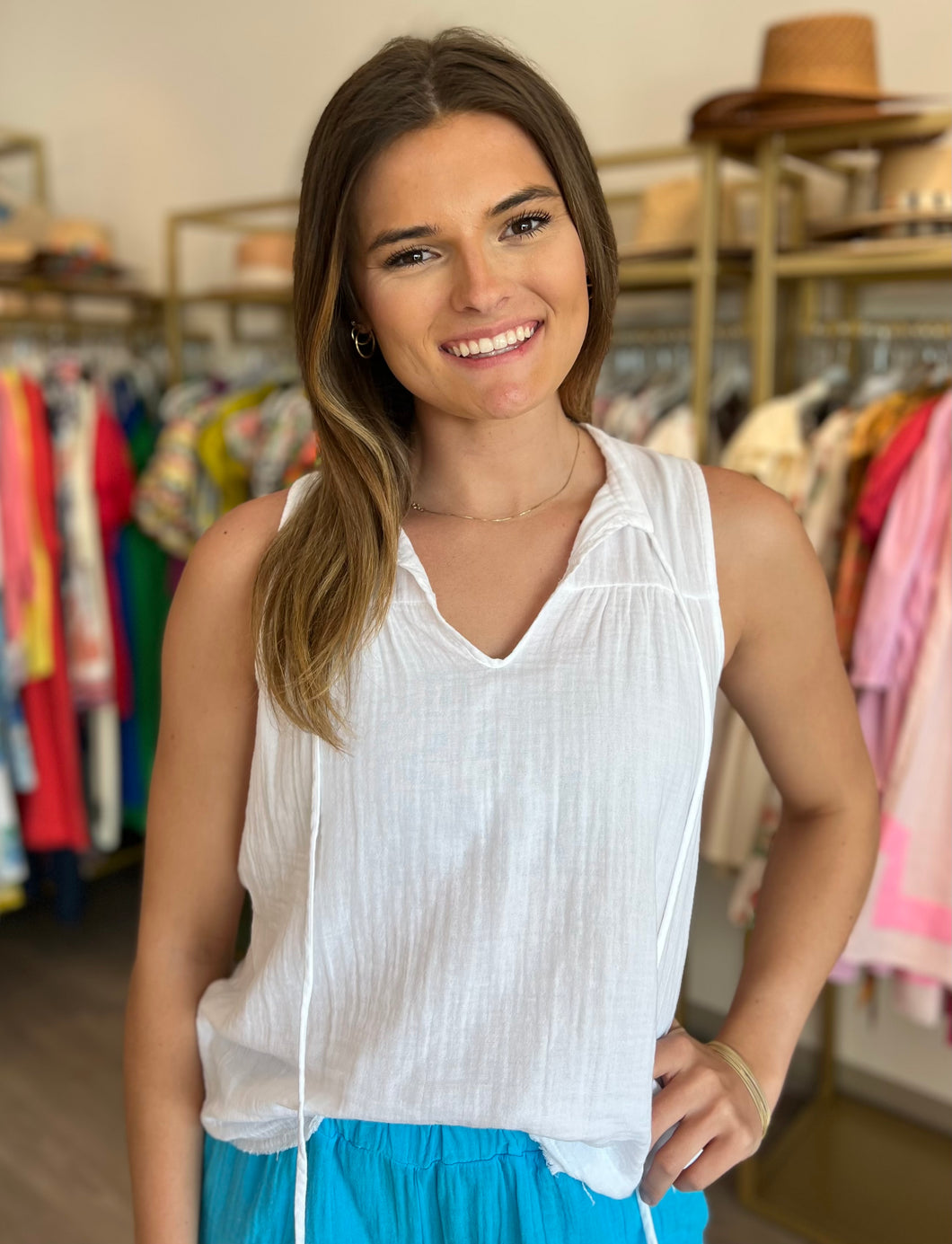 Bella Top in White