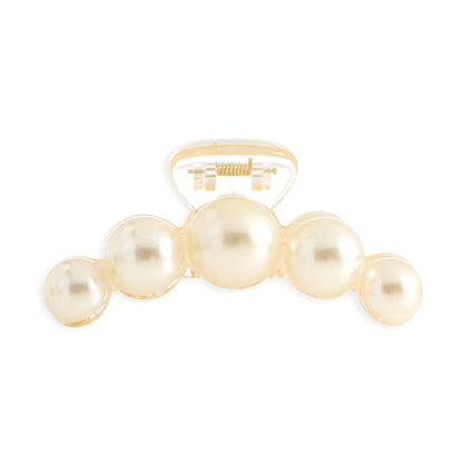 Clear Pearl Claw Clip