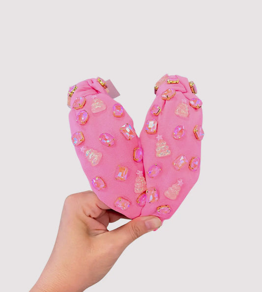 Christmas Tree Jeweled Headband