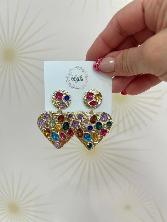 Cherie Heart Earrings