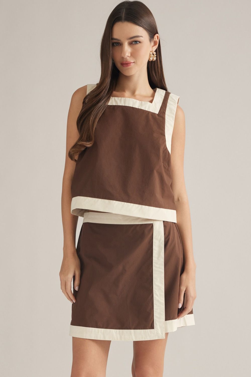 Espresso Contrast Trim Top