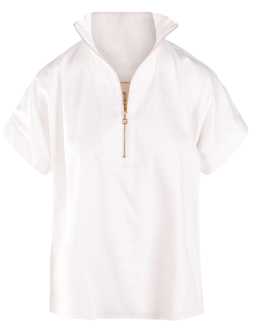 Poppy Pullover in White