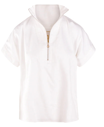 Poppy Pullover in White