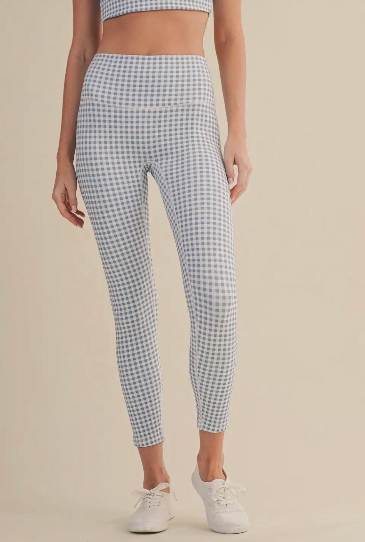 Gingham Aligned High-Rise Leggings