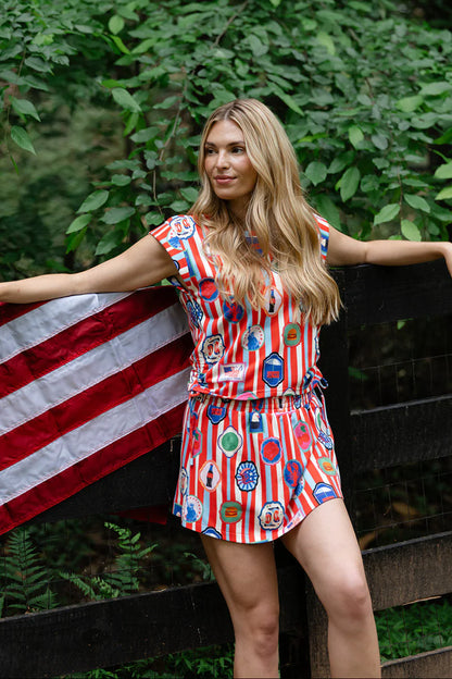 Stevie Skort in Freedom Icon