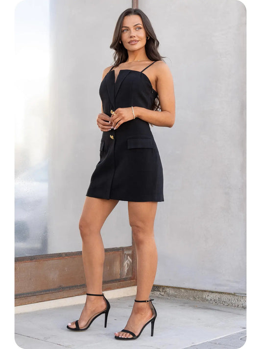 Lapel Mini with Tailored Buttons