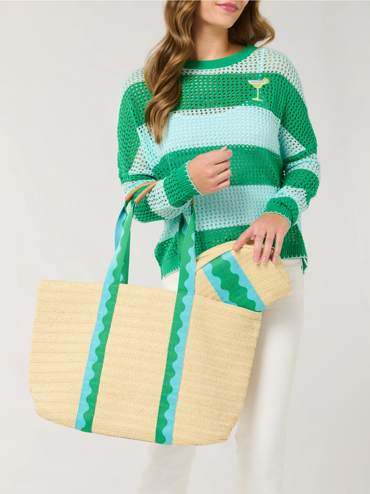 Marbella Tote Bag in Green