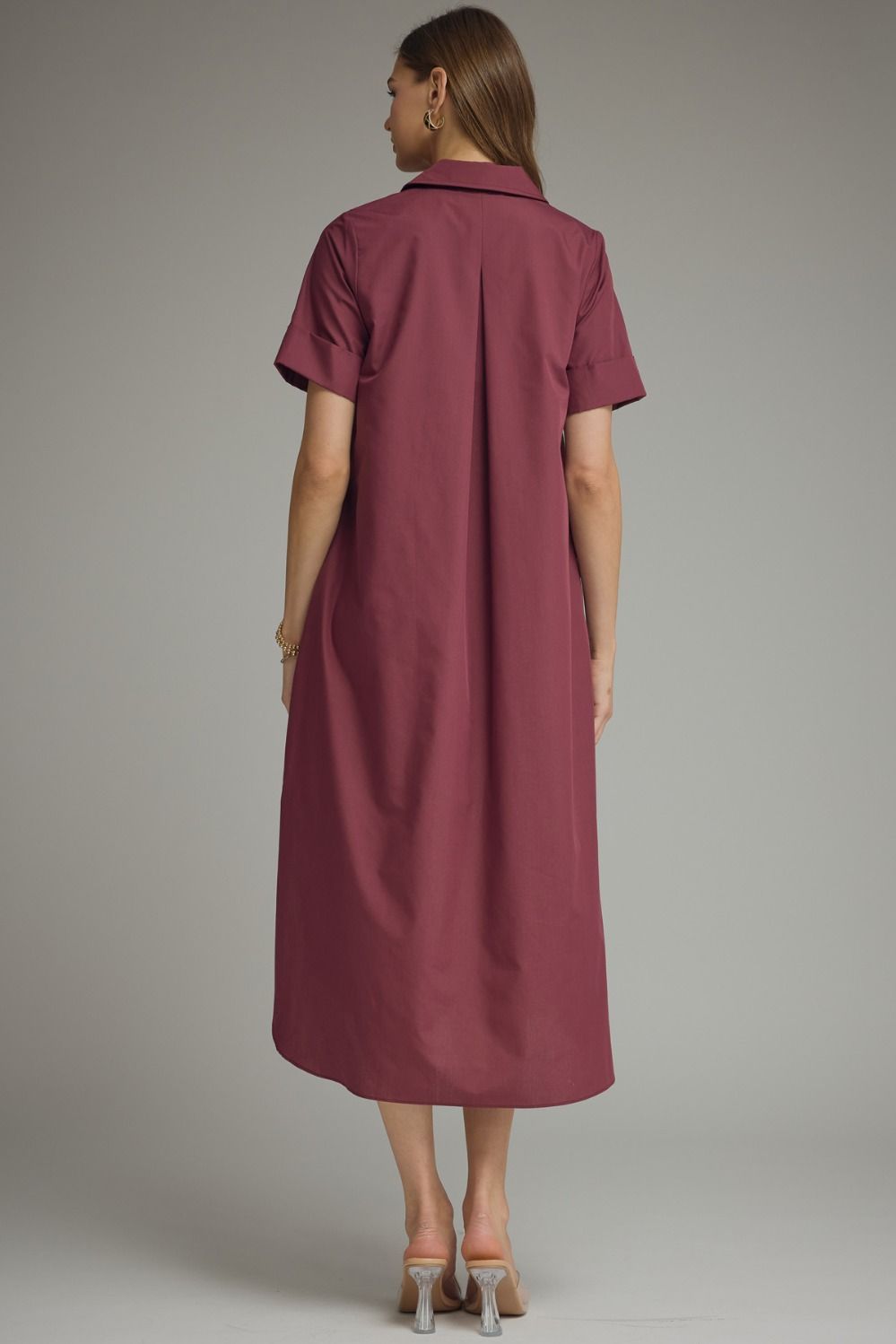 Lunaria Maxi Dress in Wine