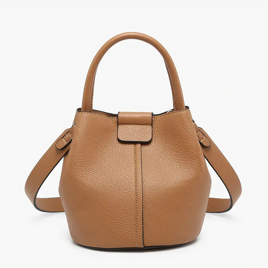 Farrah Bucket Bag in Taupe